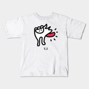 Tongue Out  Cool Graffiti Art Monster Kids T-Shirt